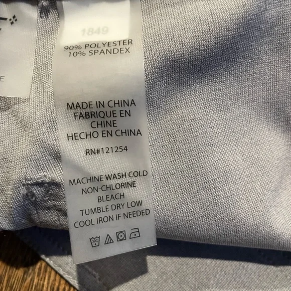 Jofit Shorts Gray and Purple Activewear Golf with Belt - size 00 - Picture 6 of 7